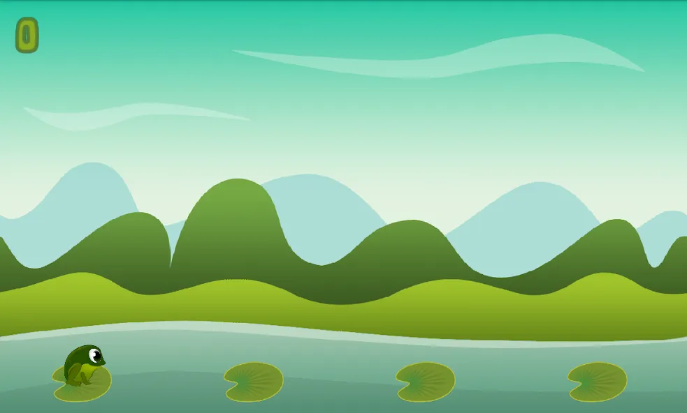 Jumping frog взломанный APK — Бесконечные прыжки и бонусы — скриншот 1
