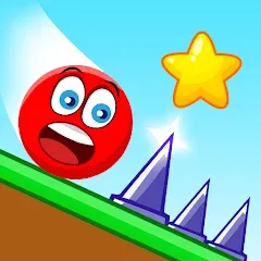 Скачать взлом Red Ball Roller — Бесконечные жизни и все уровни открыты
