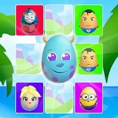 Surprise Eggs Memory — взломанная версия, Открыты все уровни и призы