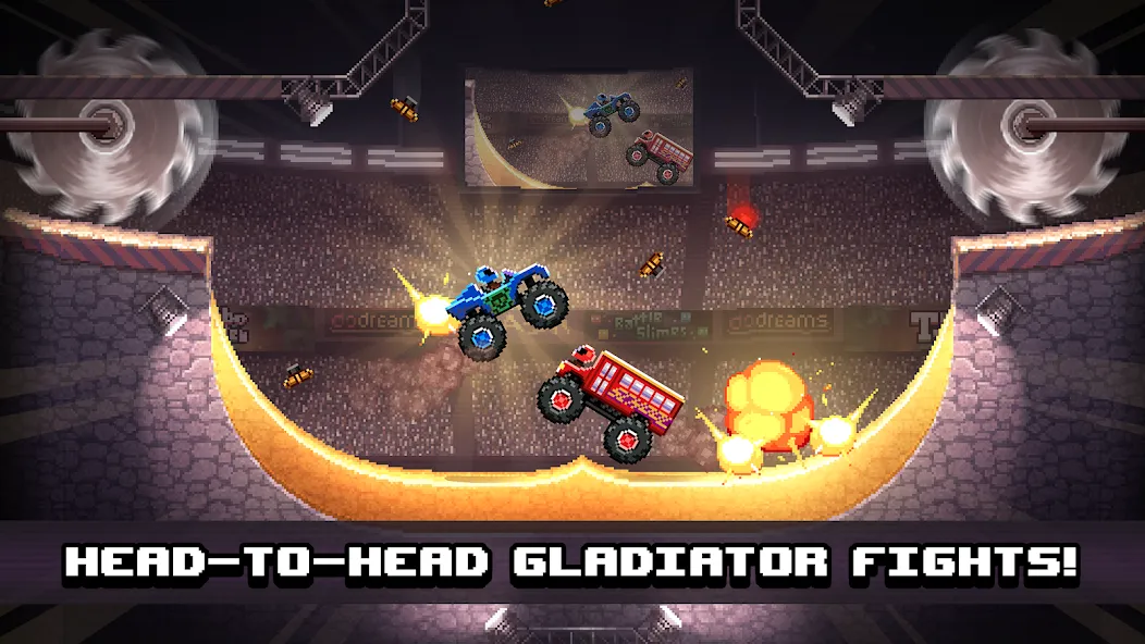 Drive Ahead! - Fun Car Battles — последняя версия с модом (Безлимитные деньги и все машины) — скриншот 1 Drive Ahead! - Fun Car Battles — последняя версия с модом (Безлимитные деньги и все машины) — скриншот 1