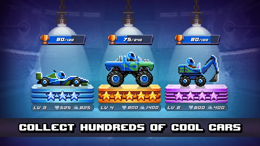 Drive Ahead! - Fun Car Battles — последняя версия с модом (Безлимитные деньги и все машины) — скриншот 3 Drive Ahead! - Fun Car Battles — последняя версия с модом (Безлимитные деньги и все машины) — скриншот 3