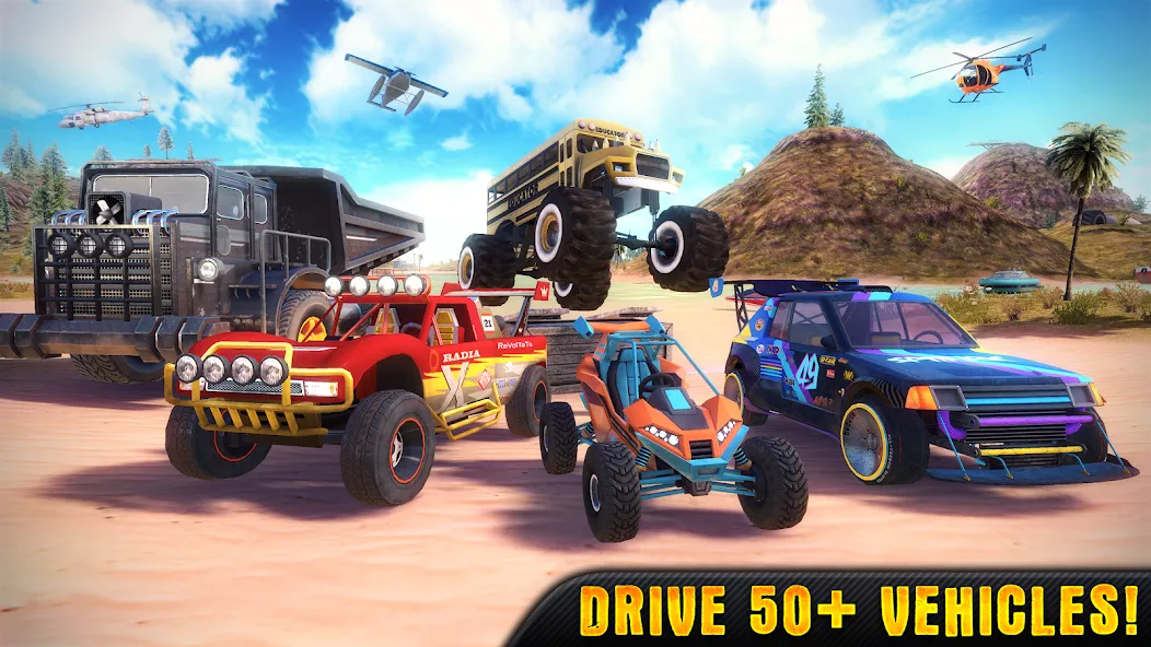 OTR - Offroad Car Driving Game взлом на Андроид — Безлимитные деньги и топливо — скриншот 1 OTR - Offroad Car Driving Game взлом на Андроид — Безлимитные деньги и топливо — скриншот 1
