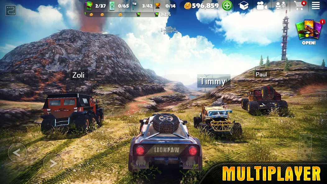 OTR - Offroad Car Driving Game взлом на Андроид — Безлимитные деньги и топливо — скриншот 3 OTR - Offroad Car Driving Game взлом на Андроид — Безлимитные деньги и топливо — скриншот 3