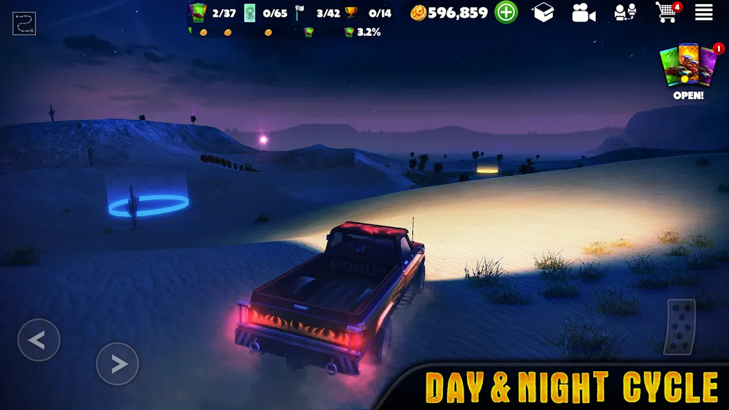 OTR - Offroad Car Driving Game взлом на Андроид — Безлимитные деньги и топливо — скриншот 4 OTR - Offroad Car Driving Game взлом на Андроид — Безлимитные деньги и топливо — скриншот 4