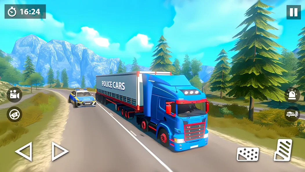 Скачать US Police Car Transporter Game бесплатно — Безлимитные деньги и все машины — скриншот 4 Скачать US Police Car Transporter Game бесплатно — Безлимитные деньги и все машины — скриншот 4