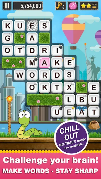 Скачать Word Wow Around the World — Безлимитные подсказки и жизни — скриншот 1