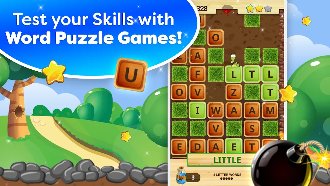 Word Wow - Brain training fun мод на Андроид: Много подсказок и бонусов — скриншот 2 Word Wow - Brain training fun мод на Андроид: Много подсказок и бонусов — скриншот 2