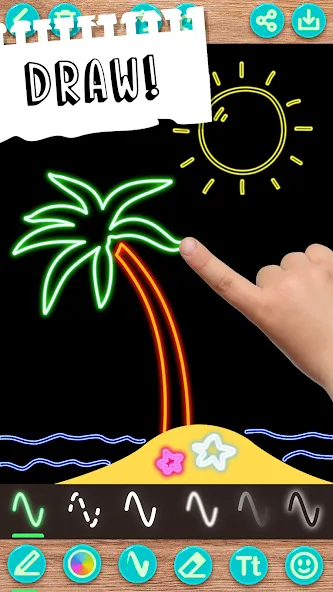 Скачать Draw Doodle - Kids drawing — Разблокированы все инструменты рисования — скриншот 2 Скачать Draw Doodle - Kids drawing — Разблокированы все инструменты рисования — скриншот 2