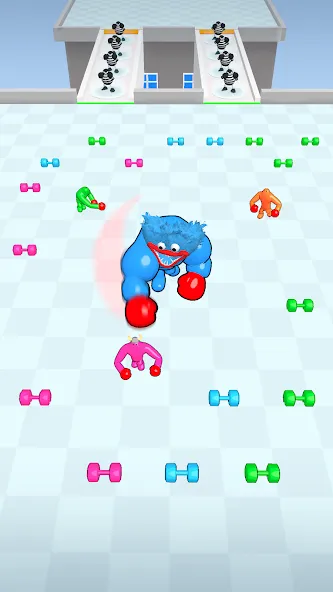 Punchy Race: Run & Fight Game MOD APK: Безлимитные деньги и энергия — скриншот 3 Punchy Race: Run & Fight Game MOD APK: Безлимитные деньги и энергия — скриншот 3