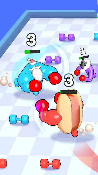 Punchy Race: Run & Fight Game MOD APK: Безлимитные деньги и энергия — скриншот 4 Punchy Race: Run & Fight Game MOD APK: Безлимитные деньги и энергия — скриншот 4