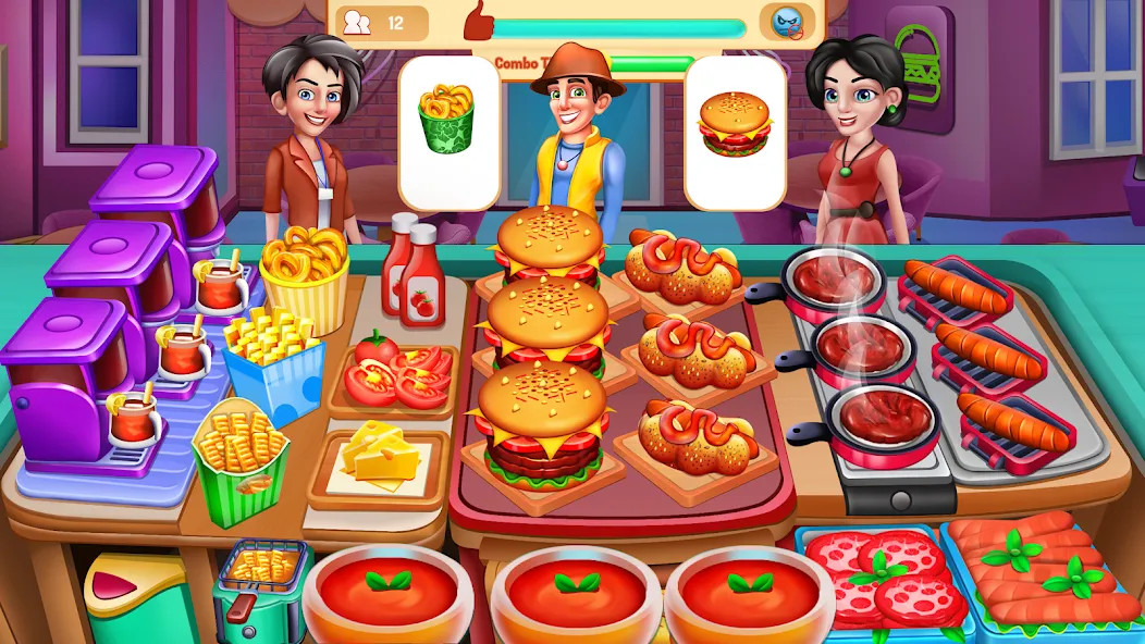 Скачать Cooking Food: Time Management бесплатно — Безлимитные монеты и энергия — скриншот 1 Скачать Cooking Food: Time Management бесплатно — Безлимитные монеты и энергия — скриншот 1