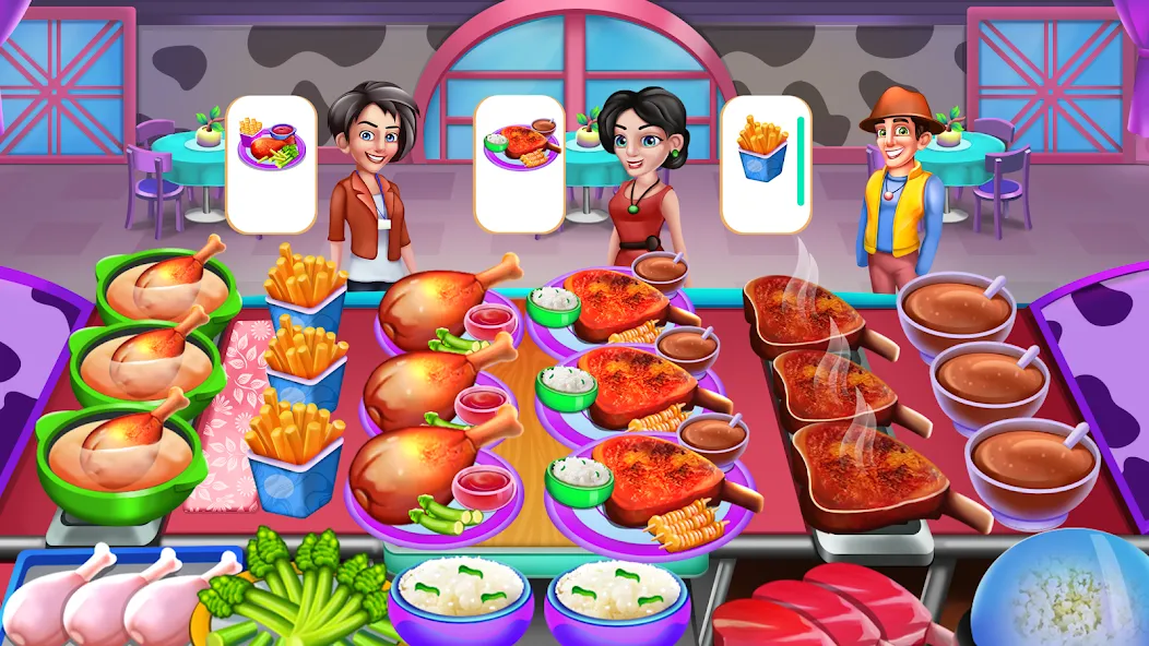 Скачать Cooking Food: Time Management бесплатно — Безлимитные монеты и энергия — скриншот 2 Скачать Cooking Food: Time Management бесплатно — Безлимитные монеты и энергия — скриншот 2