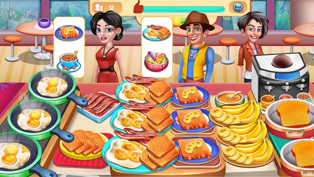 Скачать Cooking Food: Time Management бесплатно — Безлимитные монеты и энергия — скриншот 3 Скачать Cooking Food: Time Management бесплатно — Безлимитные монеты и энергия — скриншот 3