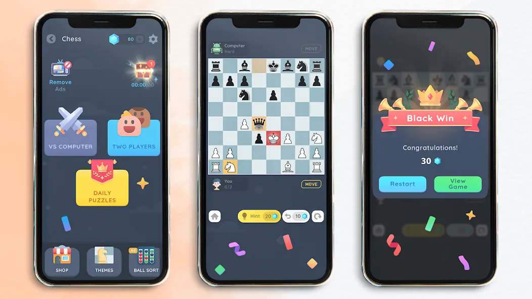 Скачать Chess: Classic Board Game бесплатно — Шахматы без рекламы и ограничений — скриншот 1