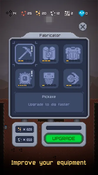 Мод Dig Odyssey: Cosmic Miner — Безлимитные ресурсы и ускоренная добыча, скачать APK — скриншот 3 Мод Dig Odyssey: Cosmic Miner — Безлимитные ресурсы и ускоренная добыча, скачать APK — скриншот 3