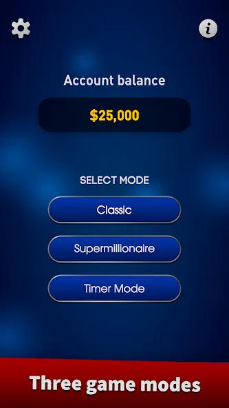 Скачать Millionaire 2024 Trivia Quiz Mod APK — Безлимитные подсказки и жизни — скриншот 2