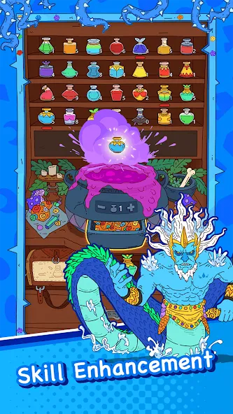 Dicey Elementalist взлом на Андроид — Безлимитные ресурсы и усиленные способности — скриншот 4