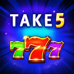 Скачать Take 5 Vegas Casino Slot Games мод — Безлимитные монеты и бонусы