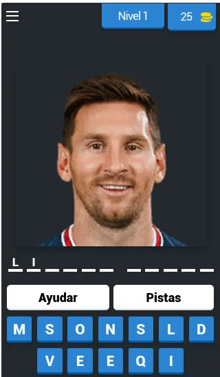 Скачать Guess Soccer Player Quiz бесплатно — Открыты все игроки и уровни — скриншот 1