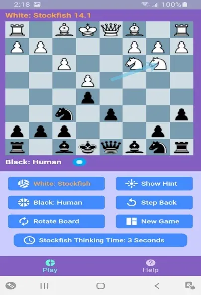 Скачать Chess With Stockfish 16 Mod APK — Усиленный шахматный движок и анализ партий — скриншот 2 Скачать Chess With Stockfish 16 Mod APK — Усиленный шахматный движок и анализ партий — скриншот 2