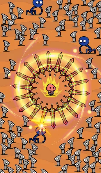 Little Hero: Survival.io — Безлимитное здоровье и мощное оружие, скачать мод APK — скриншот 1 Little Hero: Survival.io — Безлимитное здоровье и мощное оружие, скачать мод APK — скриншот 1