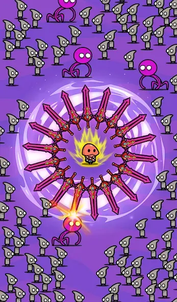 Little Hero: Survival.io — Безлимитное здоровье и мощное оружие, скачать мод APK — скриншот 2 Little Hero: Survival.io — Безлимитное здоровье и мощное оружие, скачать мод APK — скриншот 2