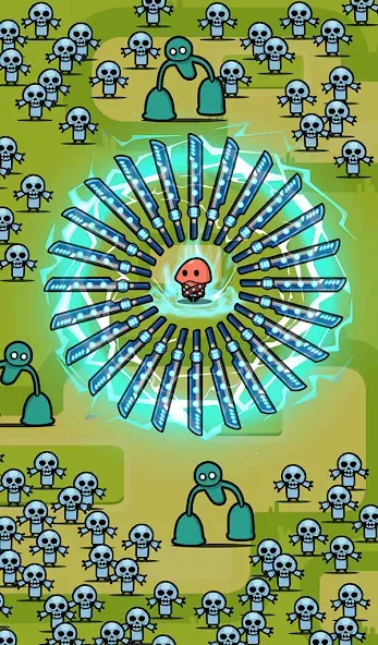 Little Hero: Survival.io — Безлимитное здоровье и мощное оружие, скачать мод APK — скриншот 3 Little Hero: Survival.io — Безлимитное здоровье и мощное оружие, скачать мод APK — скриншот 3