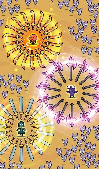Little Hero: Survival.io — Безлимитное здоровье и мощное оружие, скачать мод APK — скриншот 4 Little Hero: Survival.io — Безлимитное здоровье и мощное оружие, скачать мод APK — скриншот 4