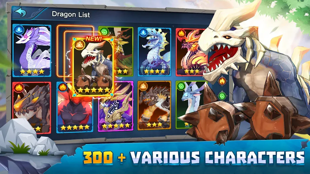 Summon Dragons MOD APK: Безлимитные ресурсы и мощные драконы — скриншот 3