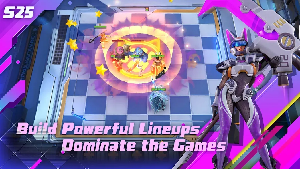 Auto Chess — скачать мод: Безлимитные ресурсы и усиленные герои — скриншот 3