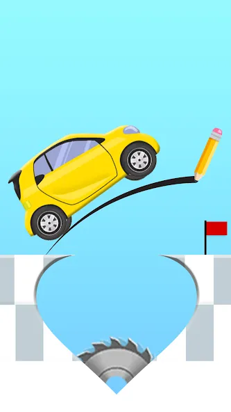 Скачать мод Draw 2 Bridge: Draw Save Car — Без рекламы и все уровни открыты — скриншот 1