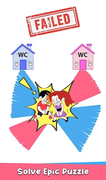 Мод Toilet Rush Race: Draw Puzzle — Без рекламы и все уровни открыты, скачать APK — скриншот 2 Мод Toilet Rush Race: Draw Puzzle — Без рекламы и все уровни открыты, скачать APK — скриншот 2