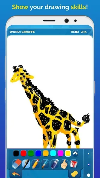 Скачать Drawize - Draw and Guess бесплатно — Без рекламы и бесконечные подсказки — скриншот 5 Скачать Drawize - Draw and Guess бесплатно — Без рекламы и бесконечные подсказки — скриншот 5