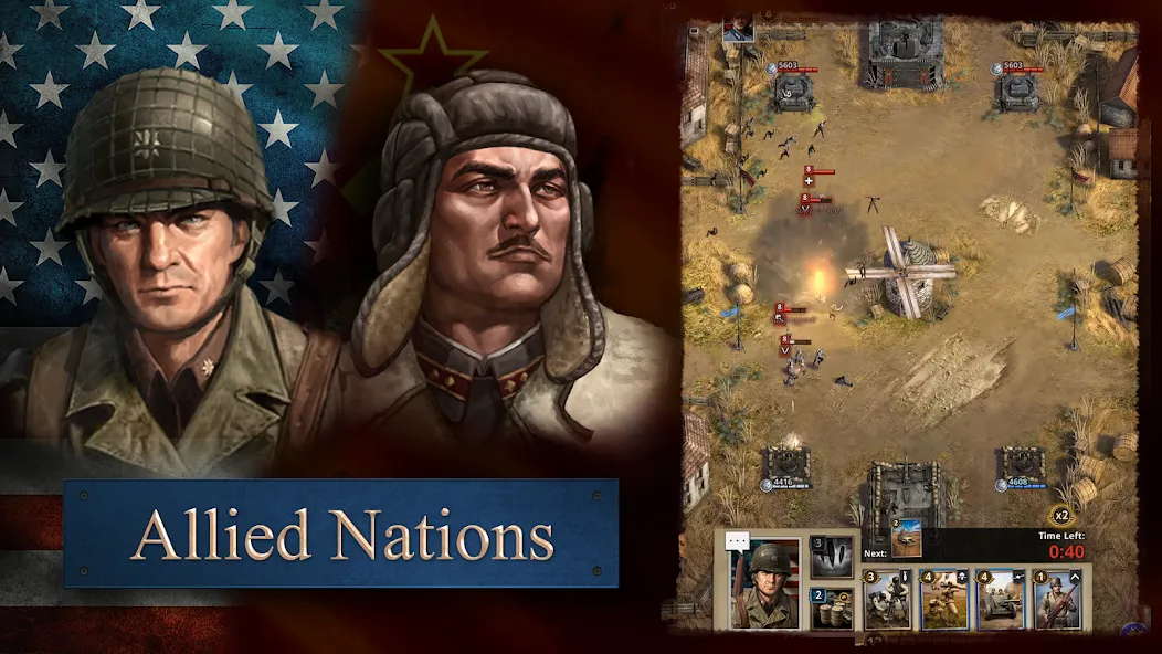 Скачать Road to Valor: World War II мод — Безлимитные ресурсы и усиленные войска — скриншот 1 Скачать Road to Valor: World War II мод — Безлимитные ресурсы и усиленные войска — скриншот 1