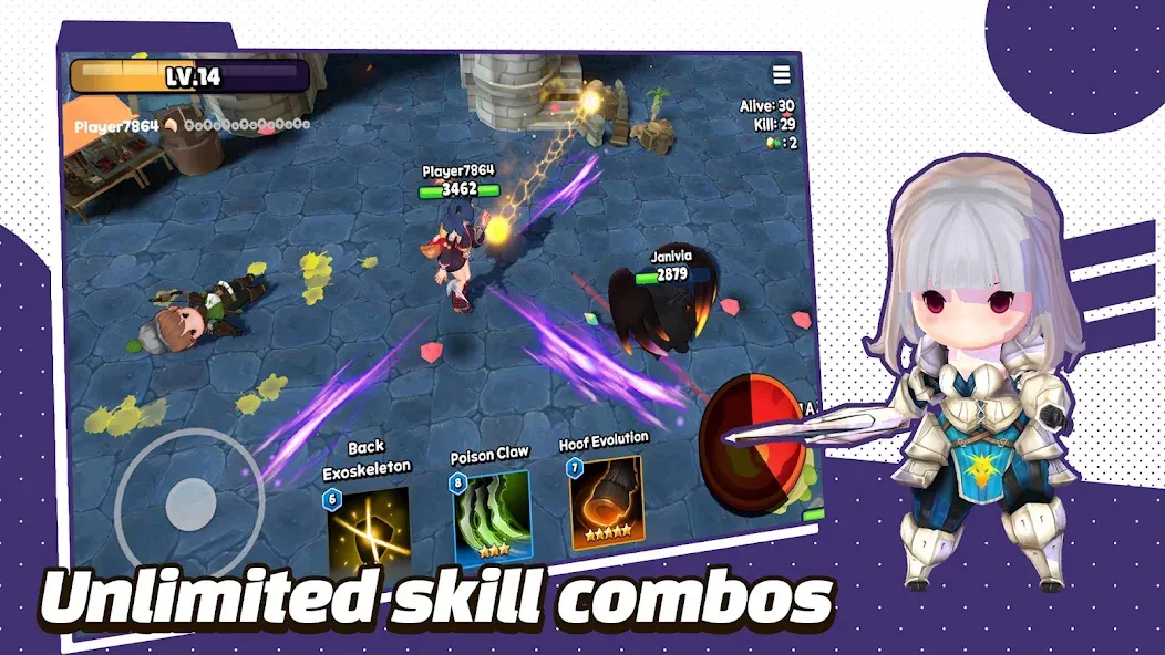 Magical Monster.io : Evolution взломанный APK — Безлимитные ресурсы и быстрая эволюция — скриншот 3
