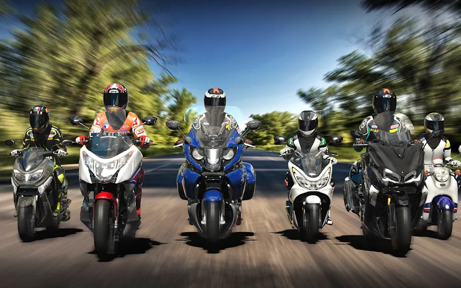 Real Moto Traffic MOD APK: Много денег и все мотоциклы — скриншот 5