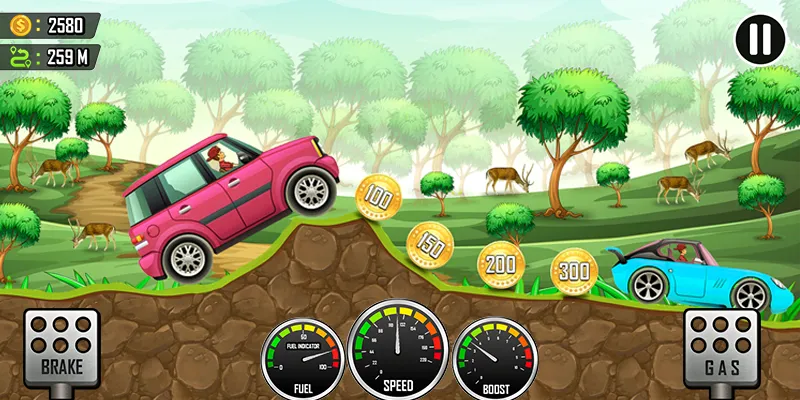 Racing the Hill — Безлимитные деньги и мощные машины, скачать мод APK — скриншот 3