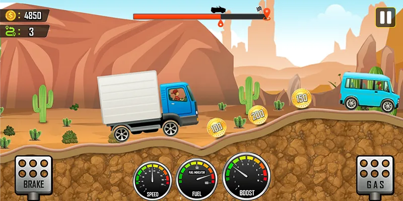 Racing the Hill — Безлимитные деньги и мощные машины, скачать мод APK — скриншот 4