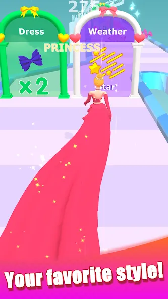 Dancing Dress - Fashion Girl на телефон — скачать мод: Безлимитные монеты и открыты все наряды — скриншот 3