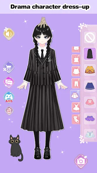 Vlinder Princess Dress up game бесплатно на Андроид — мод: Безлимитные монеты и все наряды — скриншот 1
