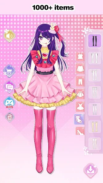 Vlinder Princess Dress up game бесплатно на Андроид — мод: Безлимитные монеты и все наряды — скриншот 3