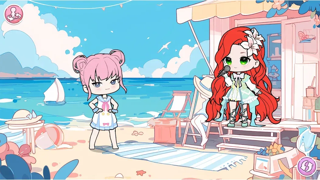 YOYO Doll School life Dress up мод на Андроид: Безлимитные деньги и все наряды — скриншот 5