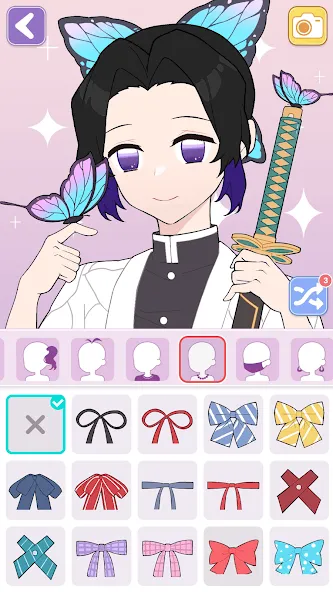Скачать мод Vlinder Avatar Maker: dress up — Безлимитные монеты и все наряды — скриншот 4