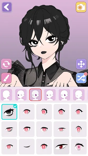 Скачать мод Vlinder Avatar Maker: dress up — Безлимитные монеты и все наряды — скриншот 5