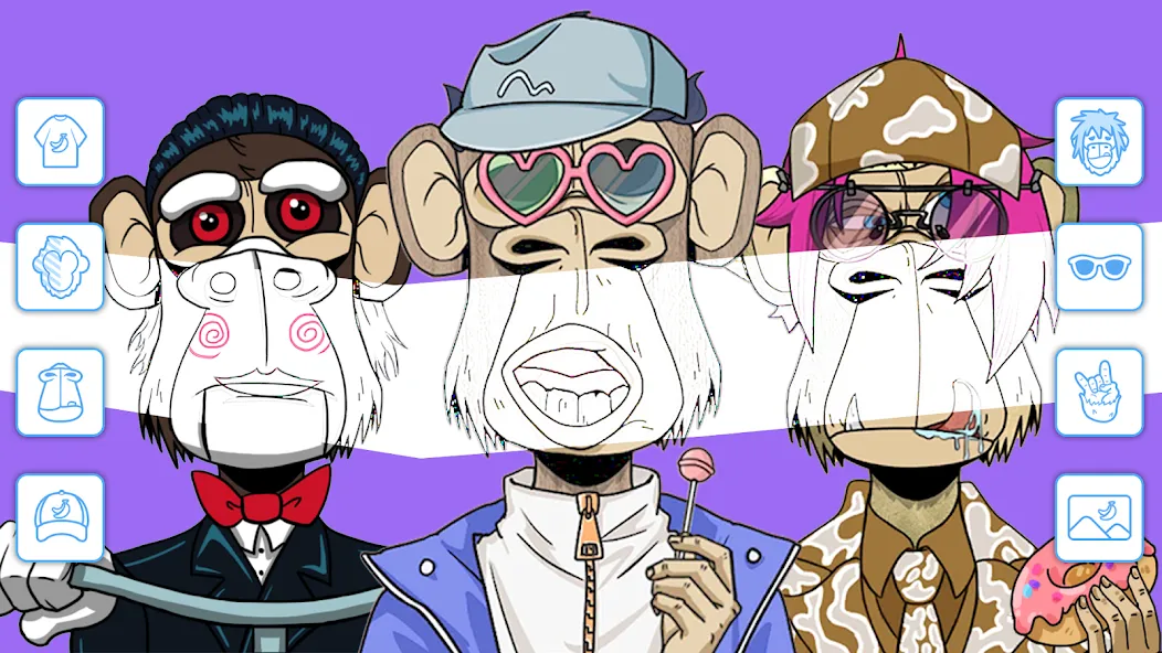 Bored Ape Creator - NFT Art — последняя версия с модом (Открыты все функции редактора) — скриншот 3