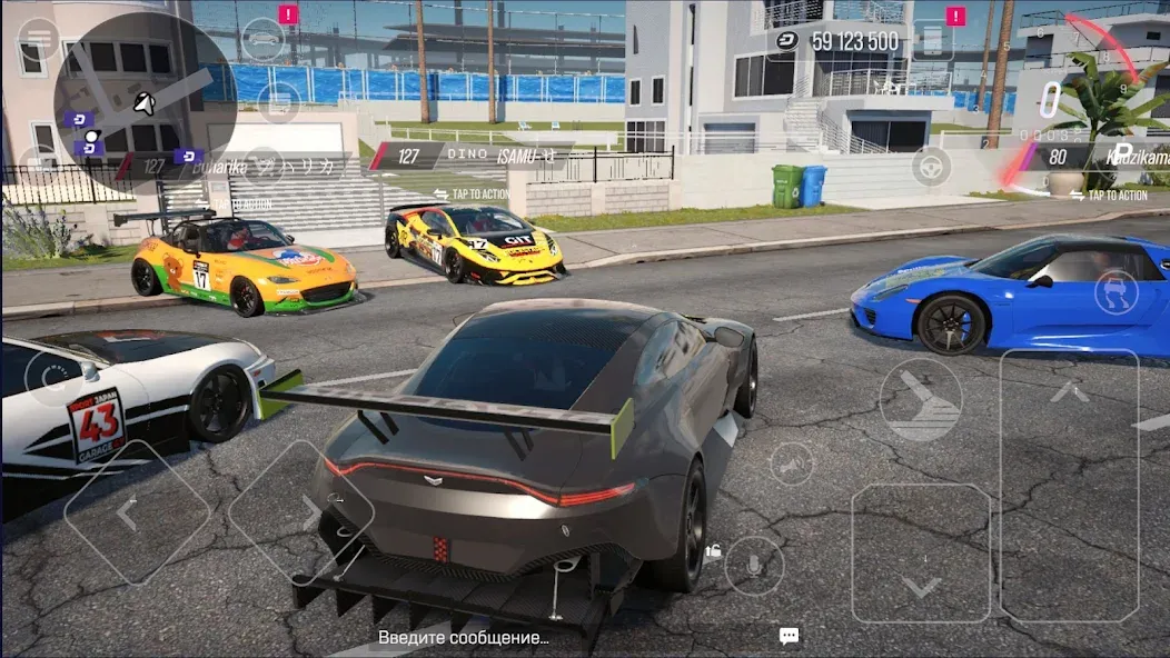 Drive Zone Online: Car Game бесплатно на Андроид — мод: Безлимитные деньги и все машины — скриншот 1
