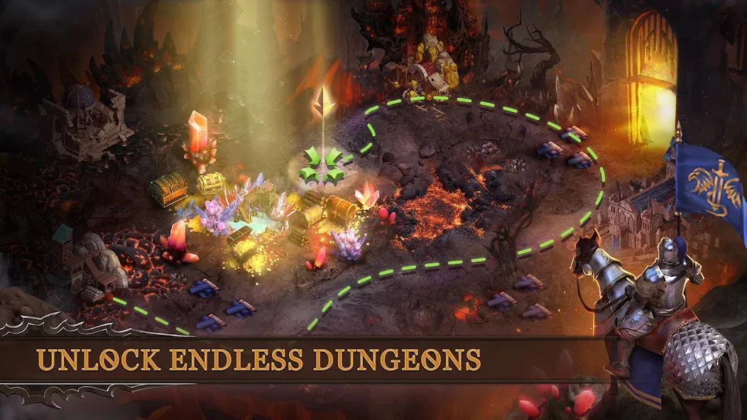 Скачать Dungeon & Heroes: 3D RPG — Безлимитные деньги и усиленные герои — скриншот 4 Скачать Dungeon & Heroes: 3D RPG — Безлимитные деньги и усиленные герои — скриншот 4