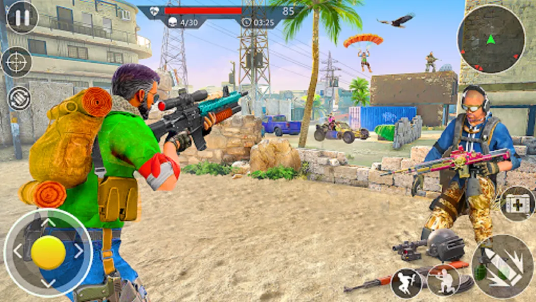 Elite Commando Shooting Games взлом на Андроид — Безлимитные патроны и оружие открыто — скриншот 5
