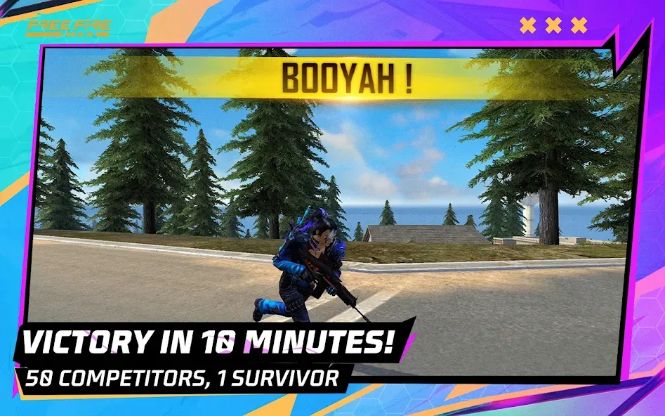 Free Fire MAX взломанный APK — Улучшенная графика и безлимитные ресурсы — скриншот 2