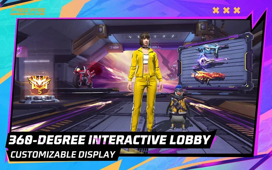 Free Fire MAX взломанный APK — Улучшенная графика и безлимитные ресурсы — скриншот 4